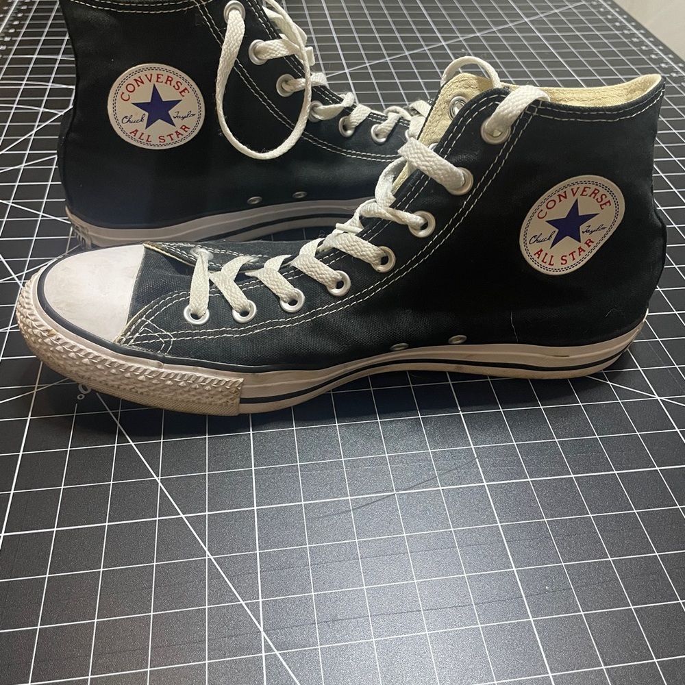 Converse Black and White Chuck Taylor High-Tops